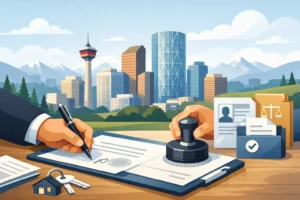 Where to Notarize Documents in Calgary
