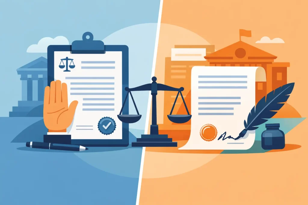 Sworn Statement Versus Affidavit Differences
