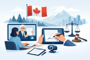 Is Remote Witnessing Legal in Canada? What Counts