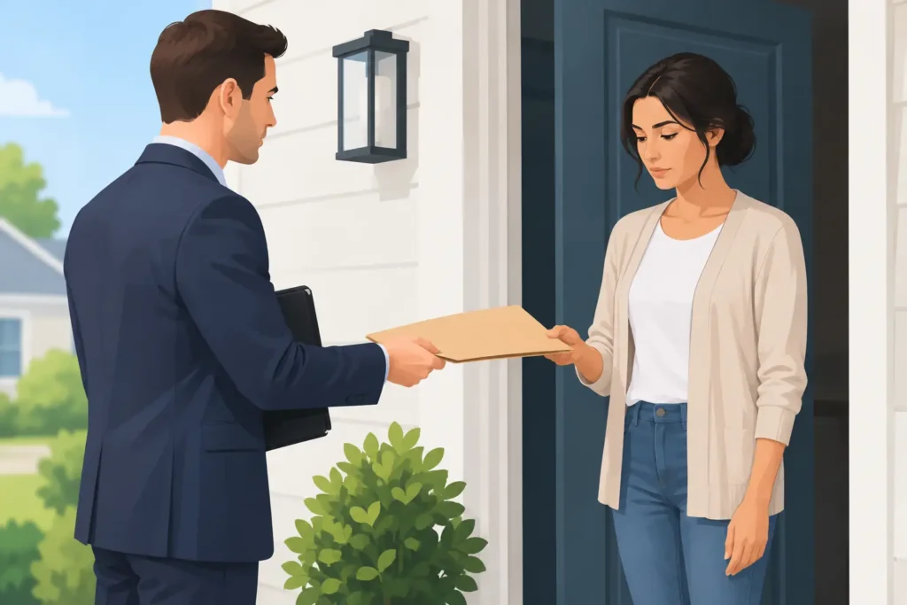 How Eviction Notice Delivery Must Be Handled